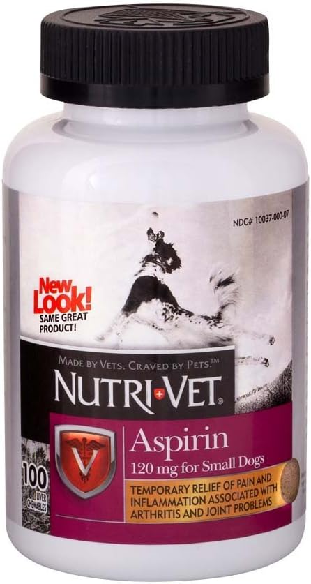 Nutri-Vet K9 Aspirina per cani piccoli 100ct