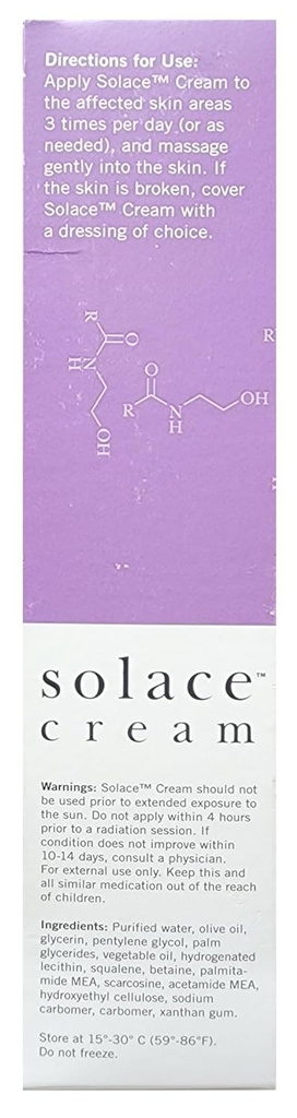 Crema di eczema steroide di Solace — Ora disponibile senza prescrizione — Clinicamente comprovata il trattamento sicuro ed efficace del sollievo dell'eczema di soluzioni anallergiche — Sicuro per i bambini e gli adulti (4.9 once)