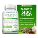 Approved Science Siboprin - 60 capsule - Supporto Gut Balance, Soothe Irritazione intestinale, Aiuto con Cramps e Bloating - Acido Caprylico, Barberry, Oregano - Vegan
