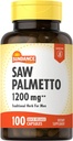 Vitamine Sundance Sega Palmetto 1200 mg - 100 capsule, Confezione da 2