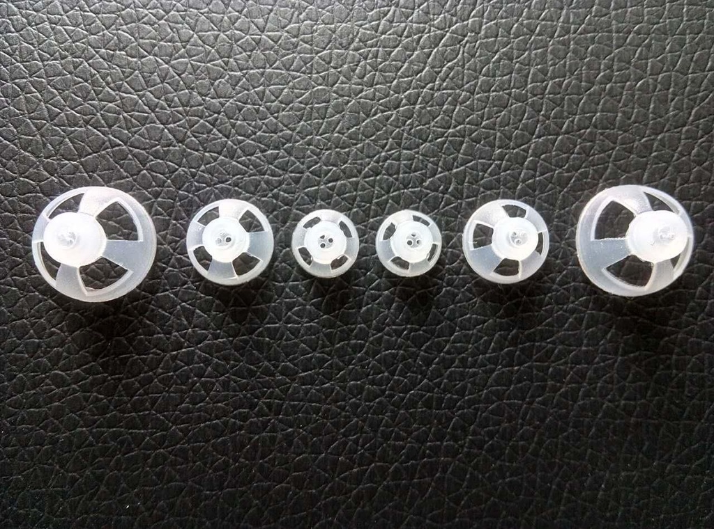 Set di cuscinetti aperti 6mm/9mm / 12mm (3 coppie) Comodo PSAP (Prodotto di amplificatori sonori personali) Punte d'orecchio invisibile, perfetto per l'aria aperta (Apri vestibilità), Eccetto RIC