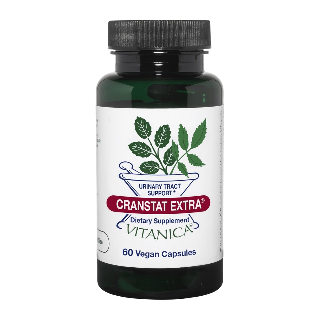 Vitanica Cranstat Extra, Supporto del tratto urinario, Vegan, 60 capsule