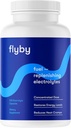 Flyby Electrolyte Compresse di ricambio - Pillole & Capsule per Rapida Riidratazione, Recupero, Keto & Cramps - Sale, Magnesio, Potassio, Sodio - Paleo, Keto & Vegan Friendly - 100 Capsule