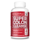 Sanità Plus Super Colon Cleanse 120 giorni di alimentazione di Detox Detetle Gut Cleanse, Psyllium Husk, Probiotici per il sollievo di costipazione & supporto digestivo, 480 capsule