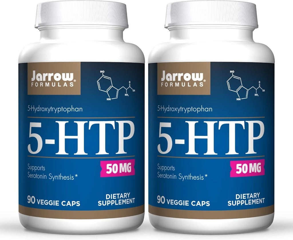 Jarrow 5-HTP 50 mg, 90 tappi (Multi-Pack)