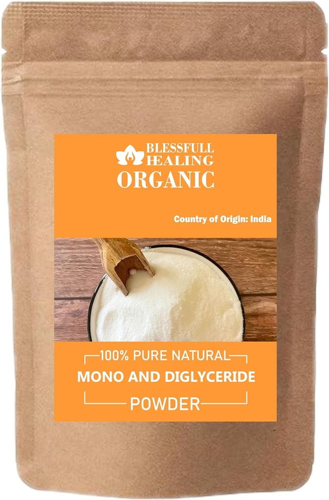 Polvere organica mono e diglyceride 100% pura naturale 100 Gram / 3.52 oz