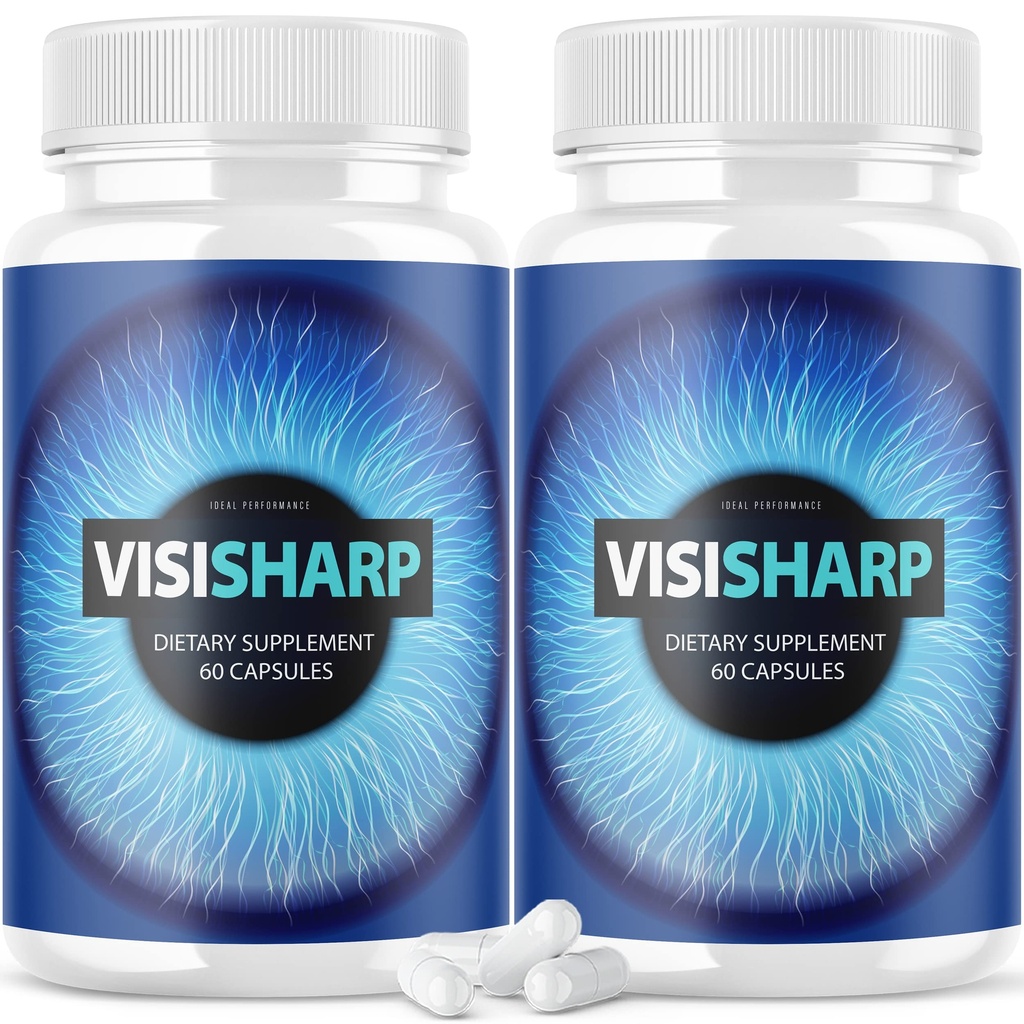 (2 Pack) Visisharp Advanced Eye Health Formula for Eyes Pills Visi Sharp Supplement (120 capsule)