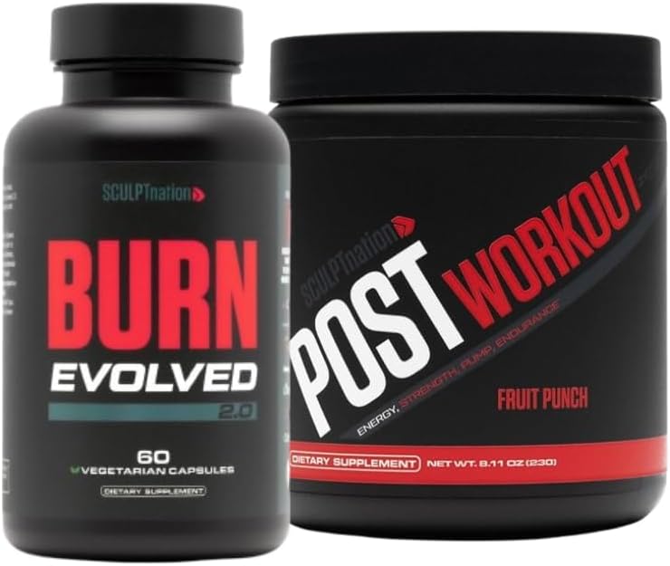 Sculpt Nation di V Shred Burn Evolved 2.0 e Post Workout Fruit Punch Bundle