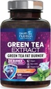 Pillole di Estratto di tè verde - 98% Standardized EGCG 1300mg 3X resistenza per l'energia naturale - Supporta cuore e antiossidante salute erbe & supporto immunitario Polyphenols & Catechins - 120 capsule