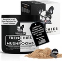 Mushroom Supplement per cani – Turchia Tail Mushroom per Dog Immune Support, Digestione, Allergies & Longevity con Omega3 & Turmeric | per cani Lumps e Bumps | French Bulldog Ottimizzato