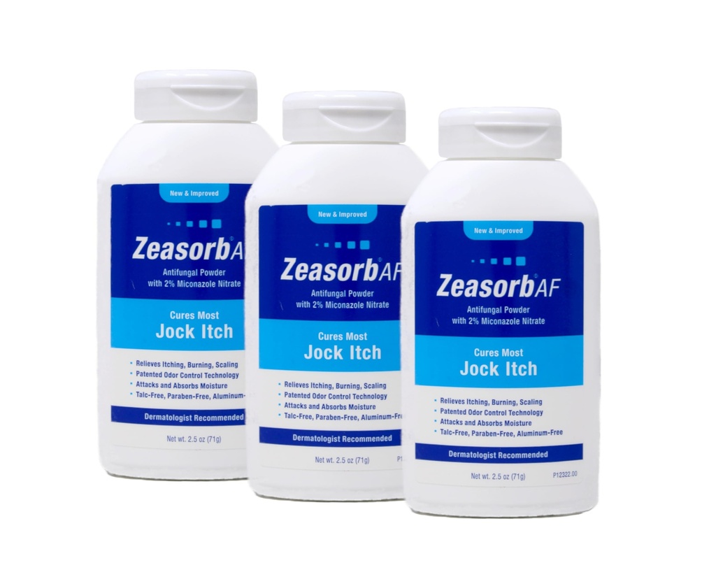 Zeasorb Antifungal Trattamento polvere, Jock Itch 2.5 Oz (3 Confezione)