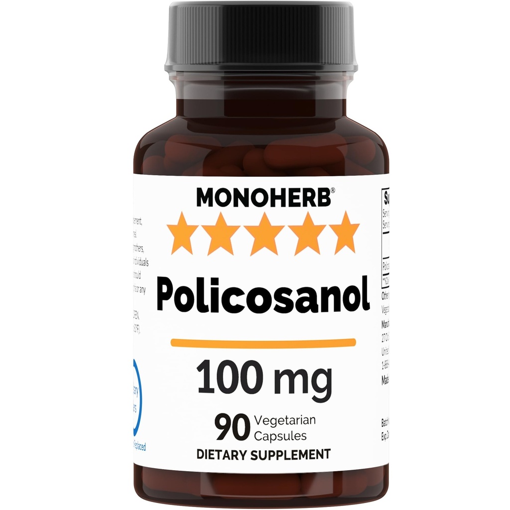 MONOHERB Policosanol 100 mg per capsula - 90 capsule di veg