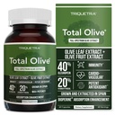 Total Olive® - Estratto di foglie di oliva (40% Oleuropein) Plus Estratto di frutta di oliva (20% Hydroxytyrosol) – Estratto di spettro completo coltivato ed estratto in Spagna – BioPerine Absorption Enhancement (60 Conta)