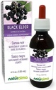 Naturalma Black Elder (Sambucus nigra) Fiore (Elderflower) e frutta (Elderberry) Alcol-Free Tincture - 4 fl oz Liquid Extract in Drops - Integratore di erbe - Vegan