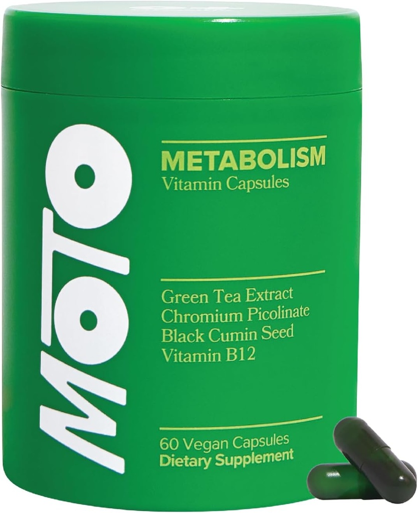 Supporto Metabolismo O Positiv Moto Donna - Energia, Cravings Curb, Metabolismo sano - Capsule vegani, 30 Serve