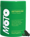Supporto Metabolismo O Positiv Moto Donna - Energia, Cravings Curb, Metabolismo sano - Capsule vegani, 30 Serve
