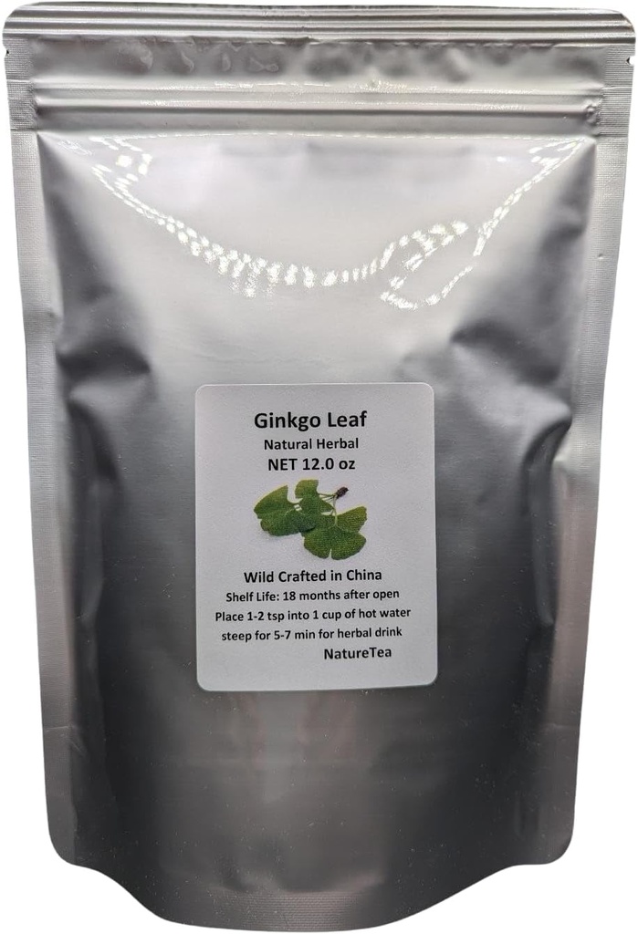 Ginkgo Leaf - Premium Ginkgo Biloba Loose Leaf 100% dalla natura (12 oz)