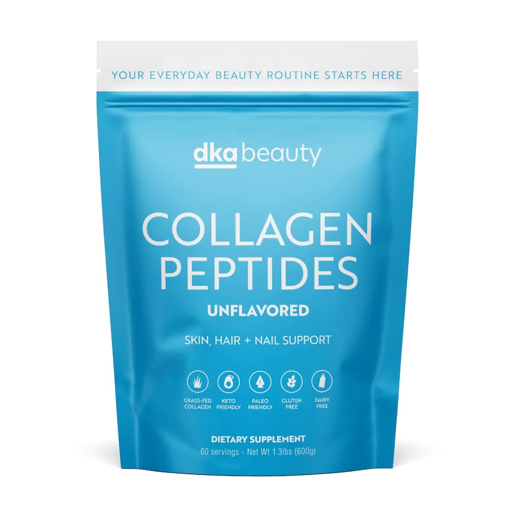 Dr. Kellyann Polvere di peptidi di collagene non aromatizzata (60 porzioni) – Grass-Fed, Keto & Paleo-Friendly, Non-OGM, senza glutine, 1 confezione