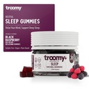 Troomy Sleep Reishi + Melatonin Gummie di funghi di grande gusto - Supporta il sonno riposante - Black Raspberry - 30 Conte