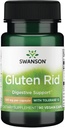 Swanson Gluten Rid con Tolerase G 100 Milligrams 90 Veg Capsules Enzyme