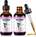 Collage per cani, Collage del cane Gocce liquide con Biotina, MSM & Ginger Digestive & Immunity Support, Itch Relief, Skin & Coat e Joint Health, Dog Supplement 60ml-2pcs