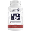 Liver Renew - Riparazioni Detox &amp; Riparazioni - Integratore di supporto per fegato con estratto di carciofo, cardanico, dadelion e curcuma (1 Bottiglia)
