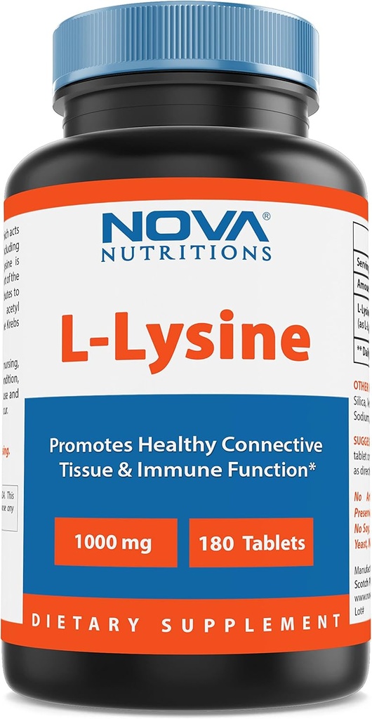 Nova Nutritions L-Lysine 1000 mg - 180 compresse