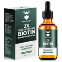 Olio Di Crescita Del Cuscinetto - 2X Concentrazione Olio Di Cuscinetto Biotina per Uomini (2 oz) - Olio Di Cuscinetto Naturale Mens con Olio di Argan, Olio di Jojoba e Vitamina, Morbidificatore Di Crescita Del Cuscinetto, Moisturizer (Cedarwood)
