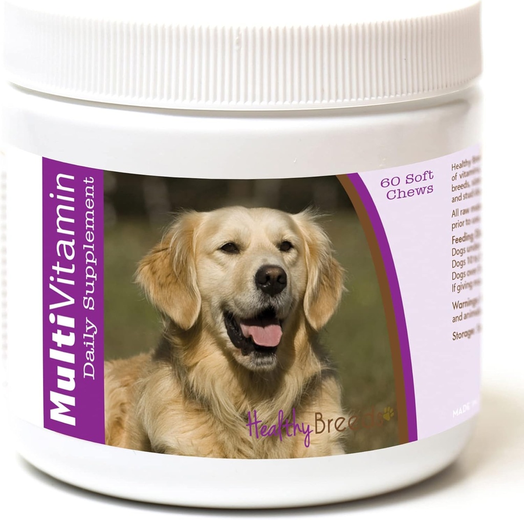Allevamenti sani Golden Retriever Multi-Vitamin Soft Chews 60 Conte
