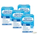 Vantaggio digestivo Enzimi di difesa del lattosio + Probiotici per donne e uomini Bloating occasionale, Lactose Breakdown, Minor Abdominal Discomfort, Supporto immunitario, 96 Conte Capsule (4 Pack)