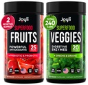 Integratore di frutta e verdura - Integratore ad alta fibra per l'immunità, Gut & Energy - Super Reds & Super Greens Integratori con Root Marshmallow - 240 Reds e Super Greens Capsule Superfood