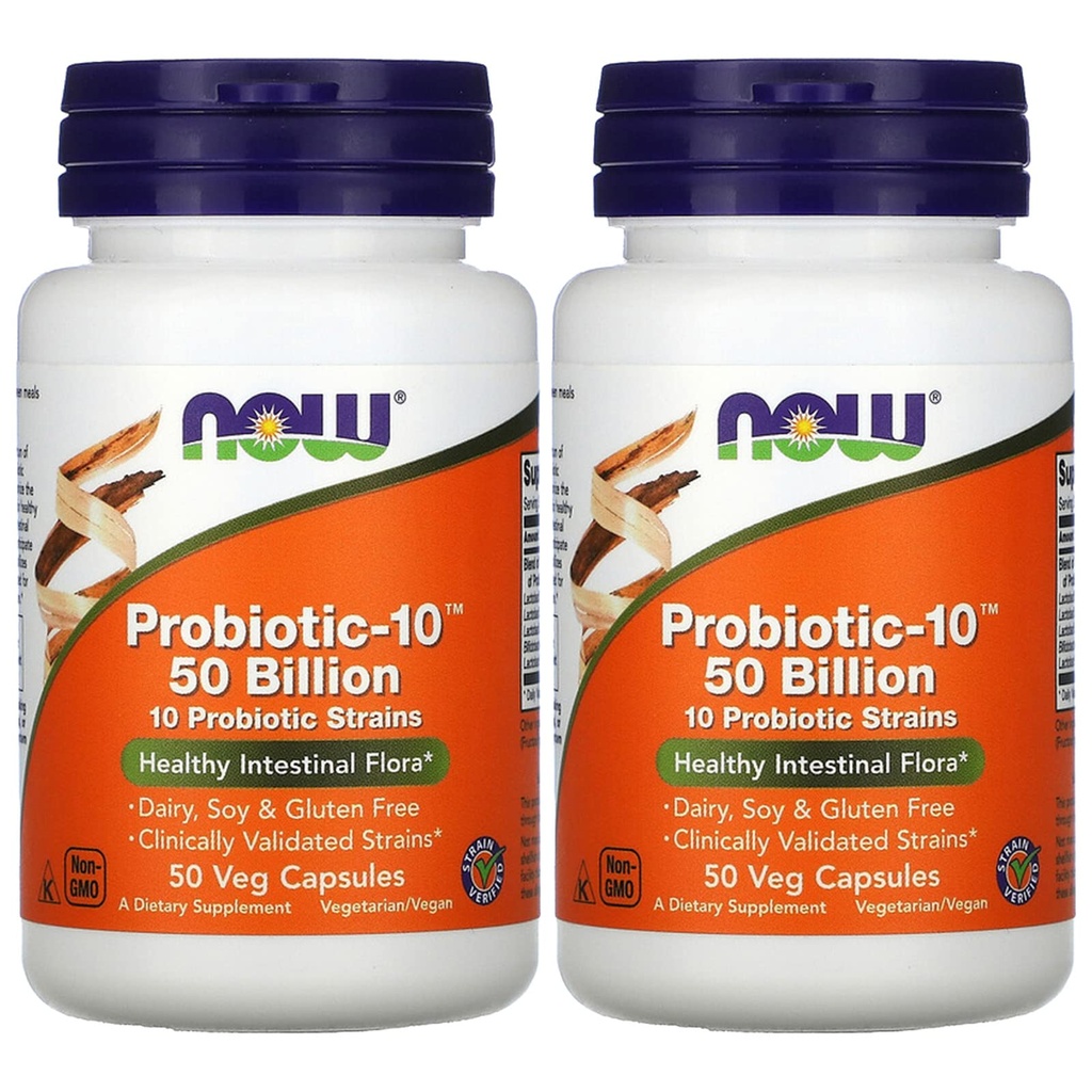 Probiotic10 50 miliardi - Ora Alimenti - 50 - VegCap -(Pack of 2)