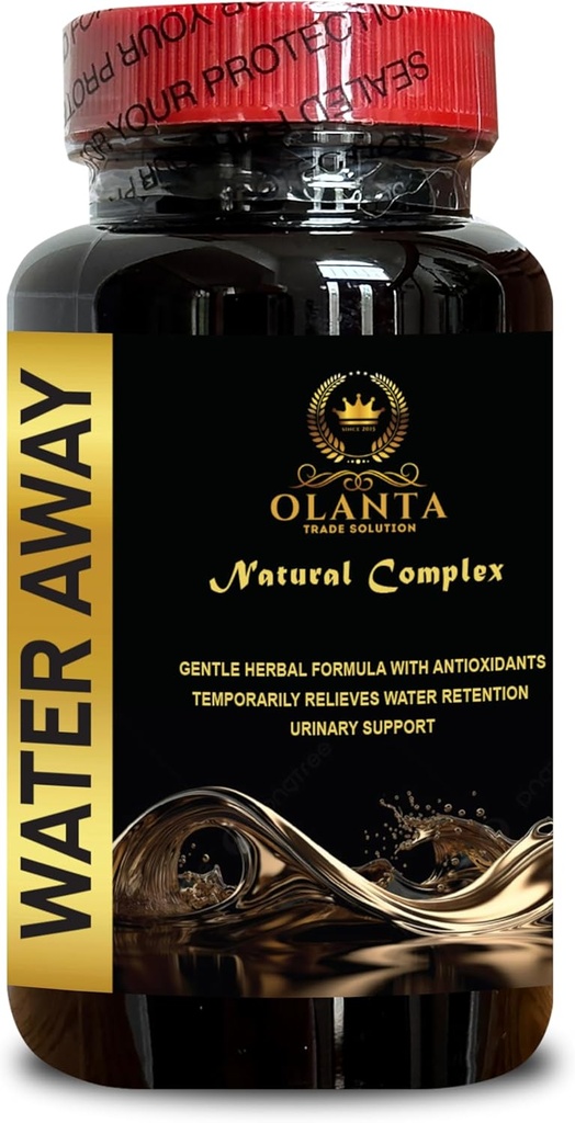 Pillole d'acqua ad azione rapida generico per le donne e gli uomini, Pillole di perdita d'acqua, Acqua via, Supplemento d'acqua, Water Retention e Flushing, Relief di Bloating di azione rapida - 1 bottiglia