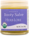 Herb Lore Organic Booty Salve – Natural Soothing Ointment – Crema Herbal Comfort per aree sensibili, delicate e prurito (3.4 oz)