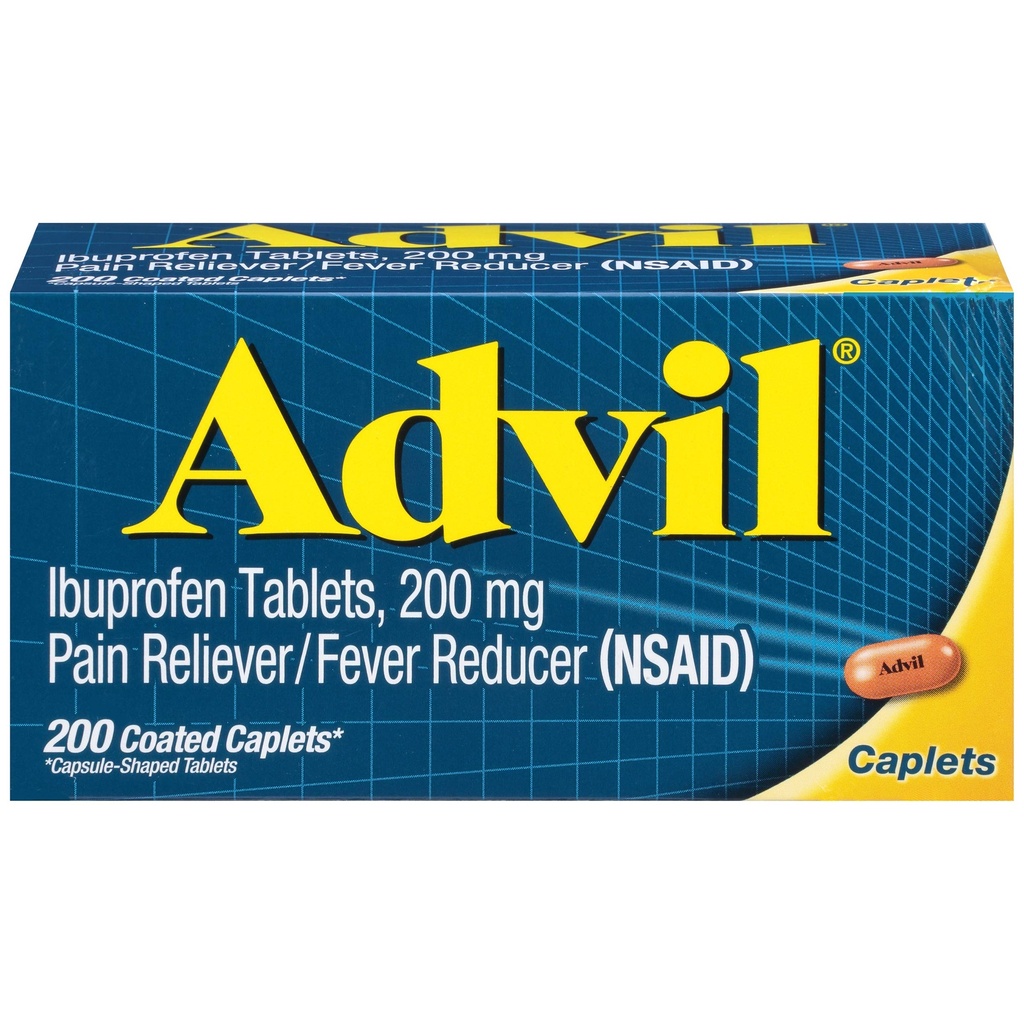 Advil Ibuprofen Tablets, 200 Conte