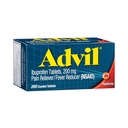 Advil Pain Reliever e Fever Riduttore, Pain Relief Medicine con Ibuprofen 200mg per Mal di testa, Backache, Dolore mestruale e Joint Pain Relief - 200 compresse rivestite