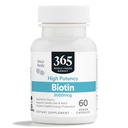 365 by Whole Foods Market, Biotina ad alta potenza 5000mcg, Vegan, 60 conte