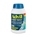 Advil Liqui-Gels minis Dolore e Riduttore di febbre, Medicina del dolore per gli adulti con Ibuprofene 200 mg per sollievo dal dolore - 200 capsule riempite liquide