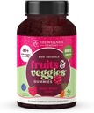 The Wellness Company Kids Naturals Fruits & Veggie Gummies – Daily Nutrition Support | 60ct (1 mese di fornitura)