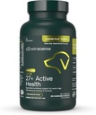 VetriScience Senior 27+ Compresse per la salute attiva, Canine Plus Daily Multivitamin per cani anziani, Vitamine bilanciate, Minerali e Antiossidanti, Supporto per l'invecchiamento e il benessere, Veggie, 60 Conte