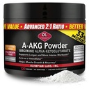 Polvere di PSN A-AKG per la salute degli uomini, l'energia e le prestazioni di nutrizione sportiva, 40-3g Servings, 120 Gram Jar