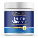 Rx Vitamins Feline Minerali - Taurina per la salute del cuore del gatto - Calcio per il supplemento congiunto - Supporto immunitario per gatti con Magnesio & Potassio - Integratore di pelle e cappotto - 8oz