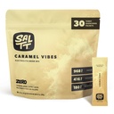 SALTT Electrolytes Powder Flavored Drink Mix - Caramel Vibes - 30 Hydration Packets - Magnesium, Potassium, Sodium, Trace Minerals - Zero Sugar & Gluten Free - Viaggi Essentials