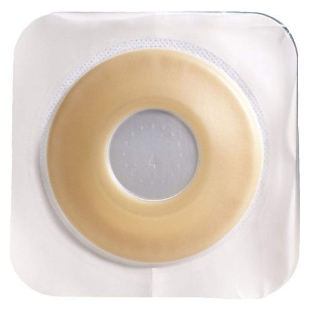 ConvaTec 413180 SUR-FIT Natura Barriera a due picchi Durahesive con tecnologia Convex-IT, Pre-Cut, Tape Collar, Bianco, Flange da 1-3/4", Apertura della Stoma da 7/8", Confezione da 10