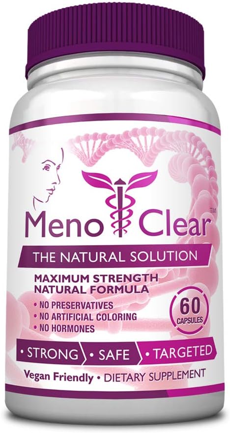 Salute del consumatore MenoClear notte - 30 capsule - Menopause Care - Diminuzione di Flash Caldi, Mood Swings, e Irritabilità - Melatonin, Valerian, Hesperidin - Made in the USA