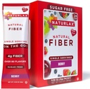 Polvere di fibra di legno senza zucchero di Psyllium (Berry - 24 Packets)
