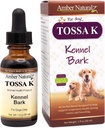 Amber NaturalZ Tossa K Kennel Bark Integratori di erbe per cani e cuccioli | Miscela di erbe canina per la salute respiratoria | 1 Bottiglia di vetro di ounce fluido | Ingredienti di origine globale | Made in the USA