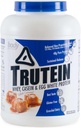 Polvere di proteine: 45% Whey, 45% Casein, 10% Egg White, Gluten-Free, Basso Sodio, Polvere di proteine di siero di erba, Gym Supplement & Breakfast Shake, Caramel salato, 4lb