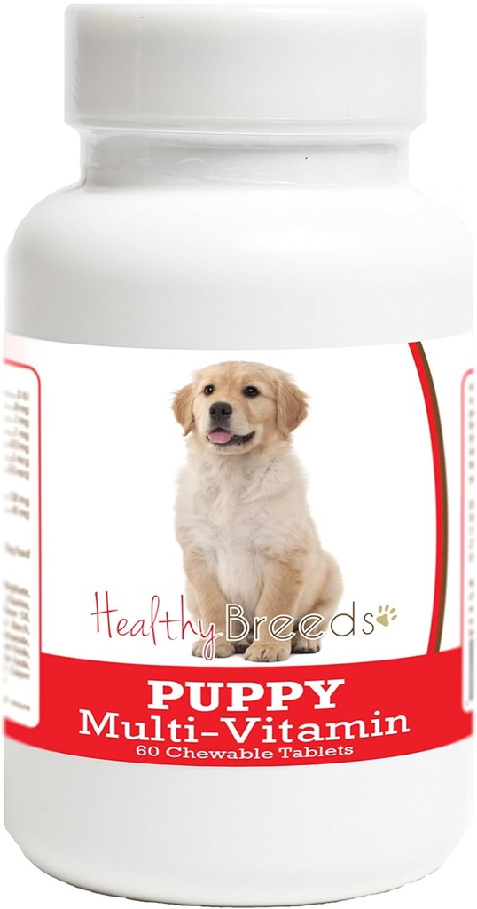 Razze sane Golden Retriever Puppy Dog Multivitamin Tablet 60 Conte