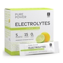 Dr. Mercola Pure Power Electrolytes - Supports Hydration & Muscle Function - Magnesium & Potassium Blend - 0 g Sugar per Serving - Lemon Lime - 30 Packets
